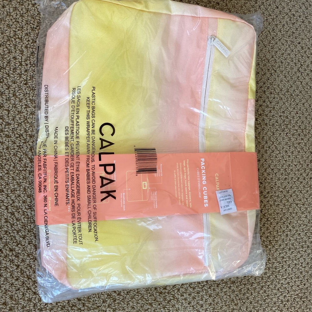 Calpak packing cubes 3 piece set